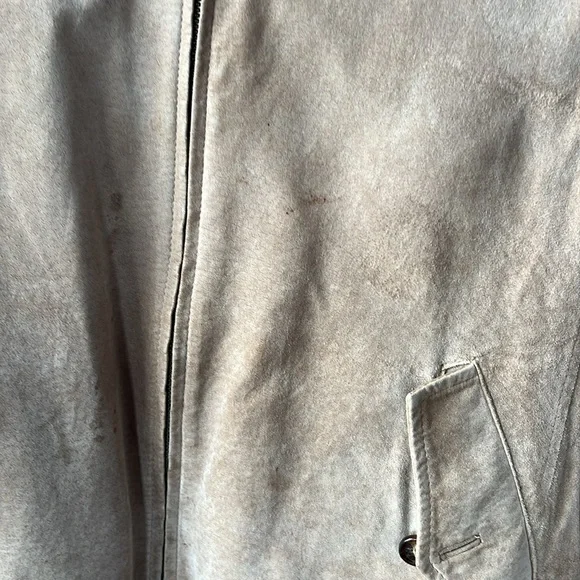 ORVIS Leather Bomber Jacket Medium - Picture 3 of 5